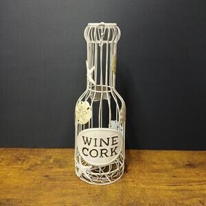 Rustic Wine Bottle Cork Holder, Decorative Wine Cork Storage / Decor, 4x11"